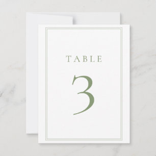Convite Número de Mesa de Casamento Moderno e Aconchegante
