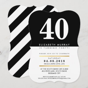 Convite NÚMERO DE NÚMERO DE NEGÓCIOS legal folha de ouro 4