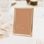 Convite Número de Tabela da Mesa de Arca de Feira Moderna<br><div class="desc">Projetado para coordenar com a Coleção de Convite Caseiro "Arches Minimalistas". Para alterar os detalhes, clique em "Detalhes". Para mover o texto ou alterar o tamanho, a fonte ou a cor, clique em "Editar usando a Ferramenta de Design". Visualize o link de coleção nesta página para ver todos os itens...</div>