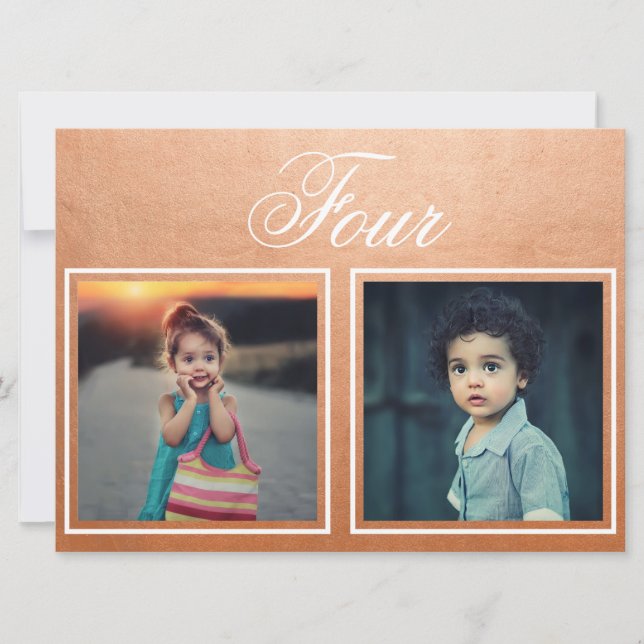 Convite Número de Tabela Dourada Elegante de Rosa de Idade (Frente)