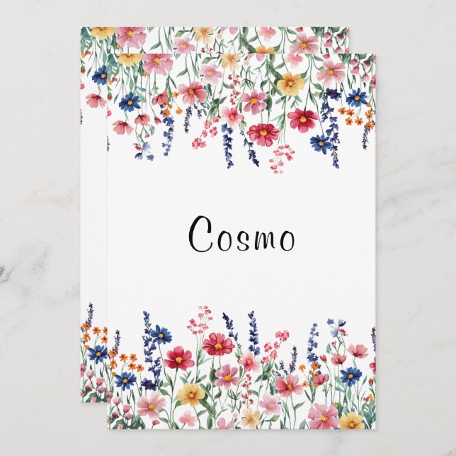 Convite Número de tabela personalizada de Casamento Russo  (Frente/Verso)