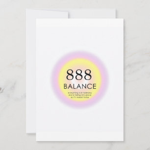 Convite Números de anjo Numerologia Significa Equilíbrio