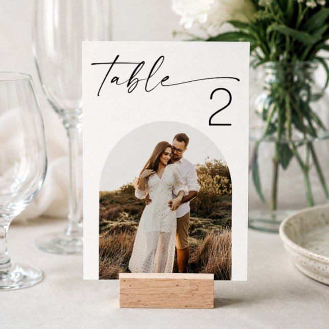 Convite Números de Mesa em Arco para Foto de Casamento Mod (Criador carregado)