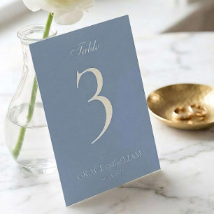 Convite Números de Mesa para Casamento com Elegância de Bo