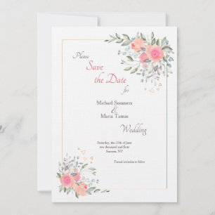 Convite Nunca é Tarde Salvar a Data