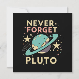 Convite Nunca Esqueça a Ciência Espacial de Plutão