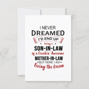 Convite Nunca Sonhei que acabaria sendo um genro