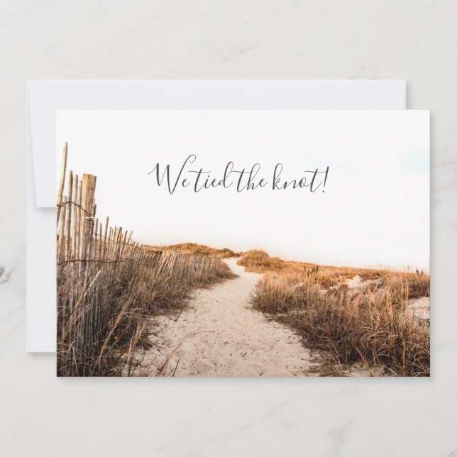 Convite Nunes de Areia de Casamento (Frente)