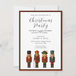 Convite Nutcracker Christmas Party Invitation