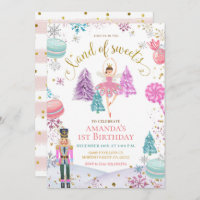 Nutcracker Colorful Snowflakes Land of Sweets Girl