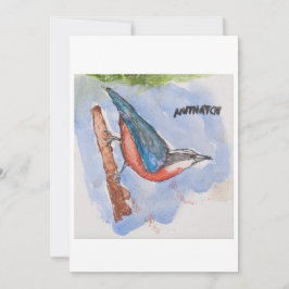 Convite Nuthatch Greeting Card