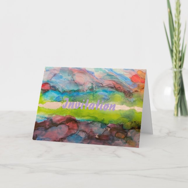 Convite Nuvem Vermelha (Frente)