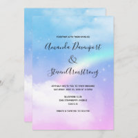 Nuvens de Pastel Mágico e Casamento Arco-Íris