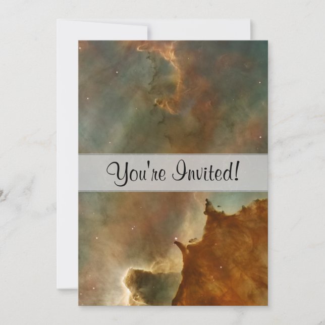 Convite Nuvens excelentes da Nebulosa Corina (Frente)