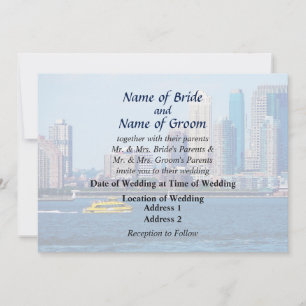 Convite NY - Produtos de Casamento NY Water Taxi