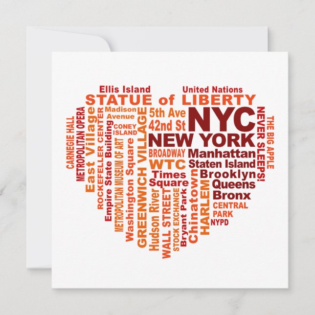 Convite NYC - personalize! (Frente)