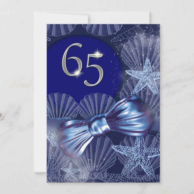 Convite o 65th major do partido da celebração do (Frente)