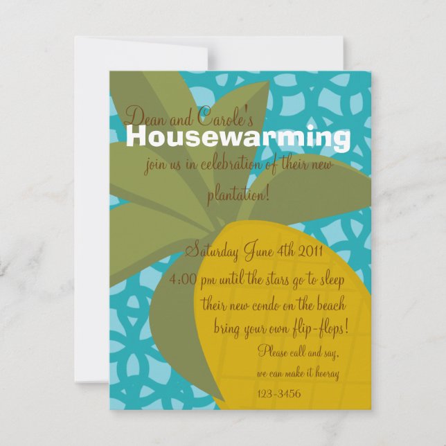 Convite O Abacaxi Incrível (Frente)