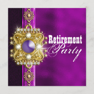 Convite O adeus reservado do partido de aposentadoria