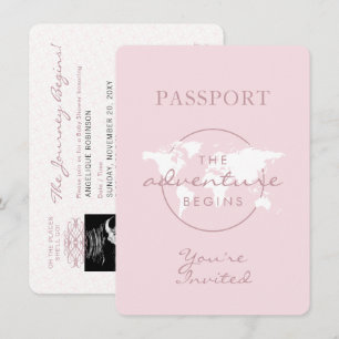 Convite O Adventure inicia o Chá de fraldas de Passaporte