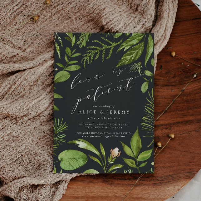 Convite O Amor Ao Jardim Da Lua É Paciente Que Adiou O Cas (Criador carregado)