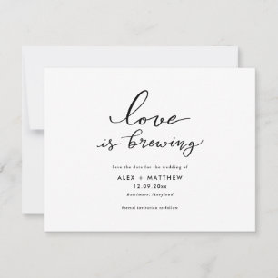Convite O Amor com Script Moderno está Brevemente Salvar a