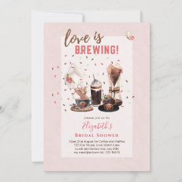 Convite O Amor É Criar CHÁ DE PANELA Café Muffins INVIT