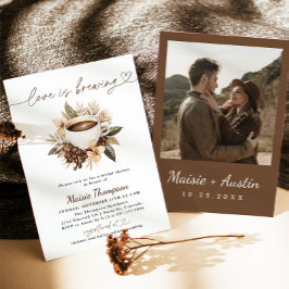 Convite O Amor É Criar Chá de panela De Café