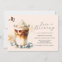 O amor é criar Chá de panela de café gelado