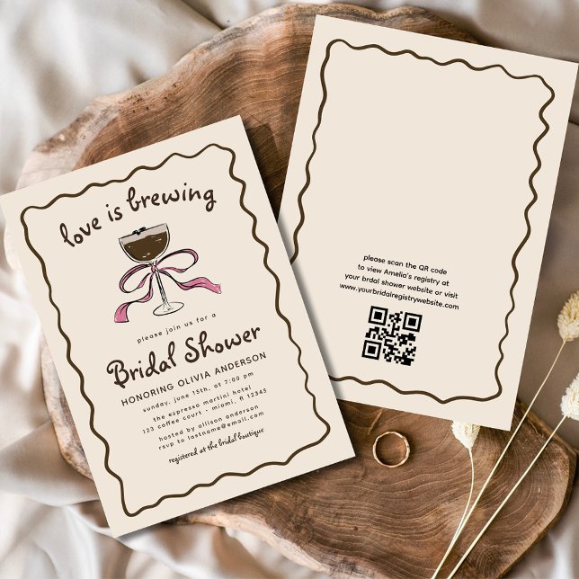 Convite O Amor É Criar Chá de panela Espresso Martini (Criador carregado)