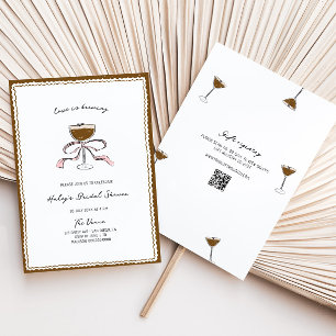 Convite O Amor É Criar Chá de panela Espresso Martini