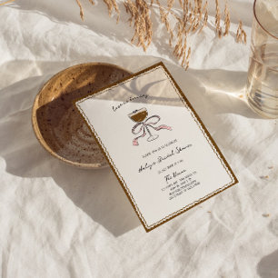 Convite O Amor É Criar Chá de panela Espresso Martini