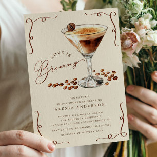 Convite O Amor É Criar Chá de panela Martini