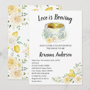 Convite O amor é criar limões e Rosas, Chá de panela de