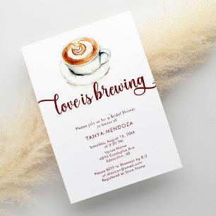 Convite O amor é criar o Chá de panela Terracotta Boho