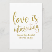 O Amor é Embriagante Sinal de Casamento Acessível