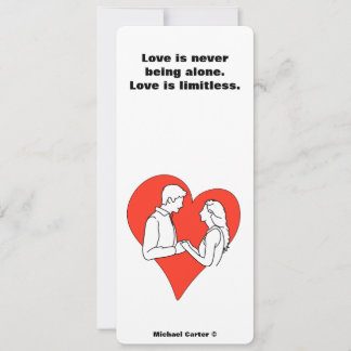 Convite O amor é ilimitado