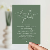 “O Amor é Paciente” Mudança de data do casamento a