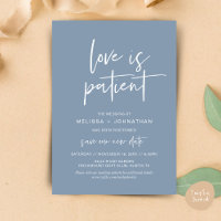 O amor é paciente, Mudar Nova Data de Casamento