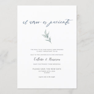 Convite O Amor Espanhol é a Data da Mudança do Paciente Vi