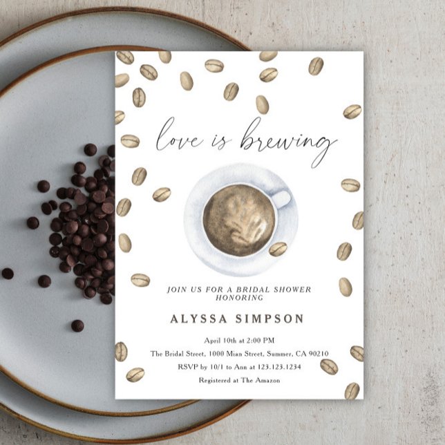 Convite O amor está criando Chá de panela (Criador carregado)