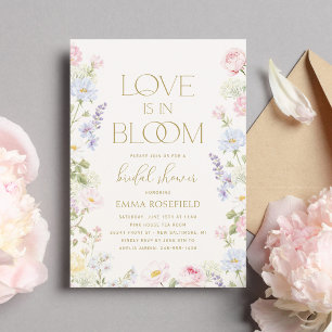 Convite O Amor Está em Flor Jardim Casamento Chã de Noiva