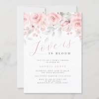 O amor está no Banho Floral de Blush Bridal