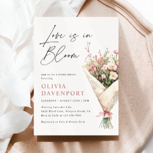 Convite O amor está no Chá de panela da Flor Bloqueada