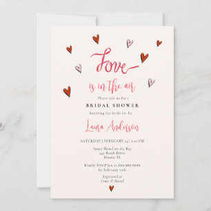 Convite O amor está no Chá de panela do Dia de os namorado