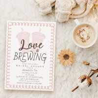 O Amor Está Sendo Preparado Para Copos De Café Par