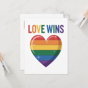 Convite O Amor Vence LGBT Orgulho Gay Igualdade