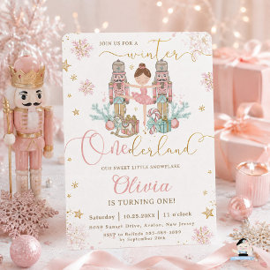 Convite O Aniversário de 1 ano do Onederland de Inverno do