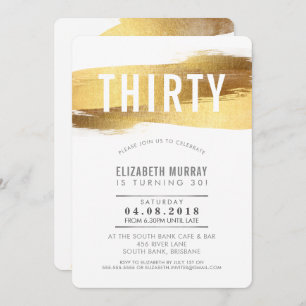 Convite O aniversário de 30 anos À MODA CONVIDA o