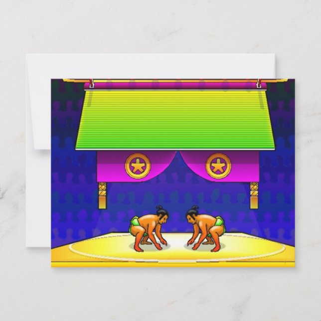 CONVITE O ANIVERSÁRIO DO PARTIDO DA LUTA DE SUMO CONVIDA O (Frente)